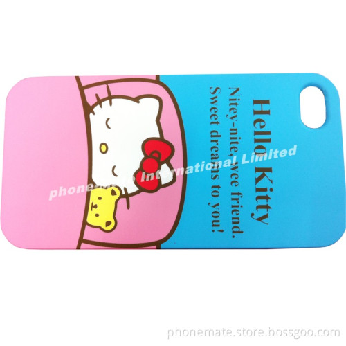 Lovely designed hello kitty phone cases, green product case for iphone